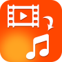 icon Video to Audio(Videoyu Mp3'e Ses Dönüştürücü)