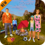 icon Virtual Family Summer vacation Hiking Simulator(Aile Yaz Tatili Simülatörü: Kampçılık Oyun
)