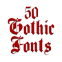 icon Gothic Fonts 50(Gotik Yazı Tipleri Mesaj Oluşturucu)