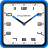 icon Square Analog Clock-7(Kare Analog Saat-7) 4.53