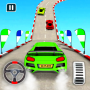 icon Car Racing Stunt Game(Araba Oyunları Rampa Yarışı Kar Oyunu)