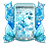 icon Flower Butterfly Glitter Theme Launcher(Çiçek Kelebek Parıltılı Tema) 2.9