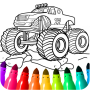 icon Monster Car and Truck Coloring (Canavar Araba ve Kamyon Boyama)
