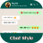 icon Chat Style(Sohbet Stilleri Whatsapp
) 1.0