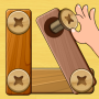 icon Wood Nuts & Bolts Puzzle(Ahşap Somunlar ve Cıvatalar Bulmaca)