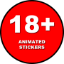 icon 18+ Animated Stickers For WhatsApp(WhatsApp için 18+ Animasyonlu Etiketler
)