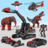 icon Excavator Robot Car Game-Dino(Ekskavatör Robot Savaşı - Araba Oyunu) 1.8.8
