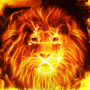 icon Fire Lion Wallpaper + Keyboard (Ateş Aslanı Duvar Kağıdı + Klavye)