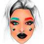 icon Face Chart - Makeup Guru (Yüz Tablosu - Makyaj Gurusu)