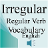 icon Irregular and Regular English(Düzensiz Düzenli Fiil İngilizce) 2.0