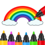 icon Coloring and Drawing For Kids(Çocuklar İçin Boyama ve Çizim)