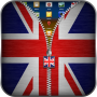 icon UK Flag Zipper Lock(İngiltere Bayrağı Fermuar Kilit Ekranı)