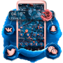 icon Blue Pink Rose Theme Launcher(Blue Pink Rose Launcher Theme
)