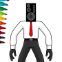 icon Titan Speaker Man drawing (Titan Hoparlör Adam çizimi)