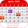 icon com.agus.hungary.calendar(Macaristan Calendar 2022
)