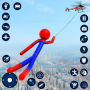 icon Stickman Hero Game(Örümcek Kahraman Adam Oyunu-Süper Kahraman)