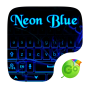 icon Neon Blue(Neon Mavi GO Klavye Teması)