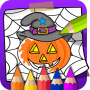 icon Halloween Coloring Book (Cadılar Bayramı Boyama Kitabı
)