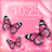 icon Pink Butterfly Live Wallpaper(Pembe Kelebek Canlı Duvar Kağıdı) 4.1.1