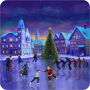 icon Christmas Rink(Noel Pist Canlı Duvar Kağıdı)
