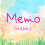 icon Sticky Memo Notepad Seasons (Yapışkan Not Not Defteri Mevsimler
)