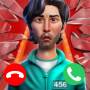 icon Fake Phone Prank(Kalamar Oyunu için Kalamar Gane - Sahte Call Game
)