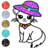 icon Cats Drawing book glitter(Sevimli Kedicik Boyama Parıltılı) 6.0