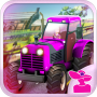 icon Pink Girl Farm Truck Driver (Pembe Kız Çiftliği Kamyon Sürücüsü)