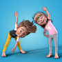icon Kids Fitness(Çocuklar için Fitness: Çocuk Egzersizi
)