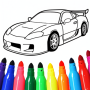 icon Car Coloring(Araba boyama oyunları - Renkli araba)