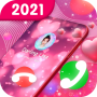 icon Color CallLovely Call Phone Screen(Renkli Arama - Güzel Arama Telefon Ekranı
)