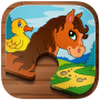 icon Animal Puzzle Kids + Toddlers (Hayvan Yapboz Çocuklar + Yeni yürümeye başlayan çocuklar)