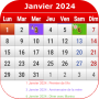 icon com.agus.french.calendario(Fransız Takvimi 2024)