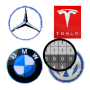 icon Cars Logo Pixel Art Coloring (Araba Logosu Piksel Sanat Boyama)