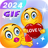 icon Love Emoji GIF Sticker 2024(Aşk Emojisi GIF Etiketi 2024) 5.4