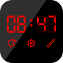 icon Digital Clock Wallpaper(LED Dijital Saat Duvar Kağıdı)