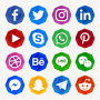 icon All Social Media Apps In One (Tüm Sosyal Medya Uygulamaları Bir Arada)
