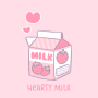 icon Hearty Milk(Sevimli Duvar Kağıdı Doyurucu Süt Tema
)