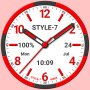 icon Brand Analog Clock-7(Markası için Analog Clock-7
)