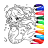 icon Mermaids Coloring(Mermaid Coloring :Denizkızı oyunları) 2.0101