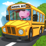 icon School Bus(Çocuklar okul otobüsü macera)