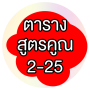 icon ตารางสูตรคูณ แม่ 2-25 (ตารางสูตรคูณ แม่ 2-25
)
