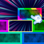 icon Drop Neon Blocks(Drop Neon Blocks - b'yi kaydırın)