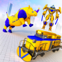 icon Train Robot Rhino Transformation(Nihai Tren Robot Simülatörü
)