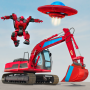 icon Excavator Robot Transform(Excavator Robot Car Transform)