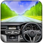 icon Driving In Car City Traffic(Araba şehir trafiğinde sürüş)