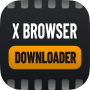 icon X Browser & Downloader (X Tarayıcı İndirici)