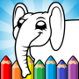 icon Easy coloring pages for kids ()