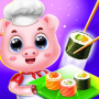 icon Baby Pig Cooking(Domuz aşçı şef tarifi)