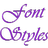 icon Font Styles(Yazı Tipi Stilleri) 3.2